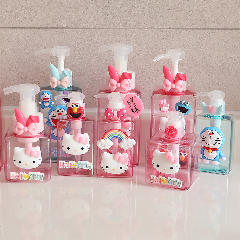 Lotion Bottle Cute Lotion Bottle Press Split Bottle Mousse Travel Wash Shampoo water body lotion Bath Lotion Bottle
