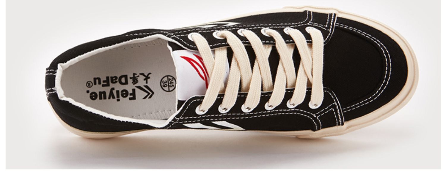 Feiyue / Feiyue cửa hàng chính thức trang web chính thức giày vải mới nữ retro thấp để giúp giày thường nữ giày nam - Dép / giày thường giày thể thao cho bé gái