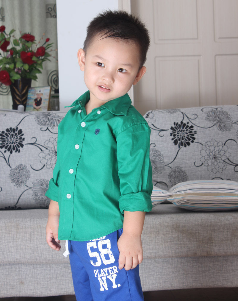 Chemise garcon à manche longue - Ref 2074601 Image 27