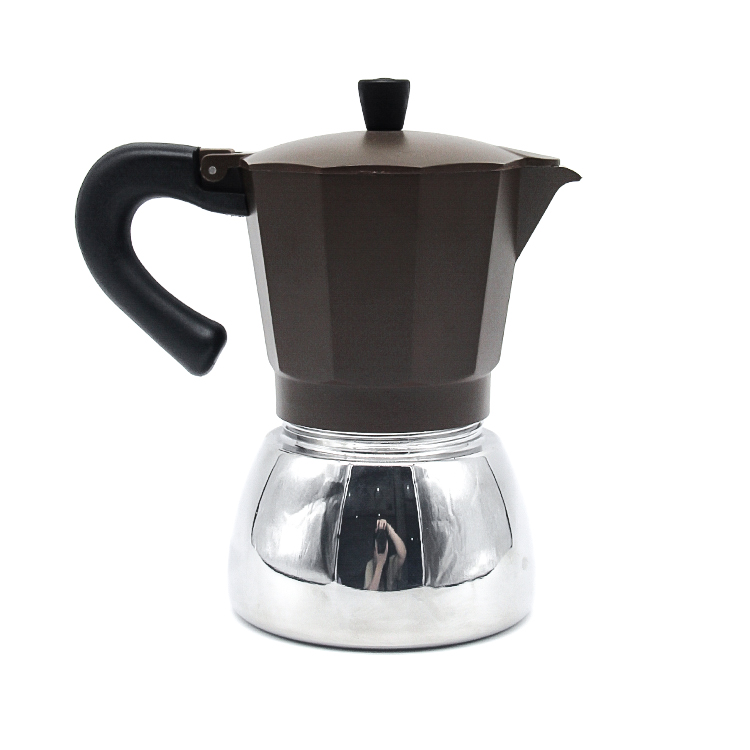 Stainless Steel Moka Pot American Classic Aluminum Coffee Maker Anise Pot Espresso Coffee Machine Hand Sprint Filter Pot