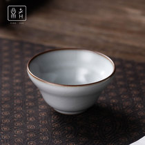 Ask the Dingding Ruyao Qingmo Cup Jingdezhen Ceramic Small Tea Cup Personal Tea Cup Single Cup Master Cup