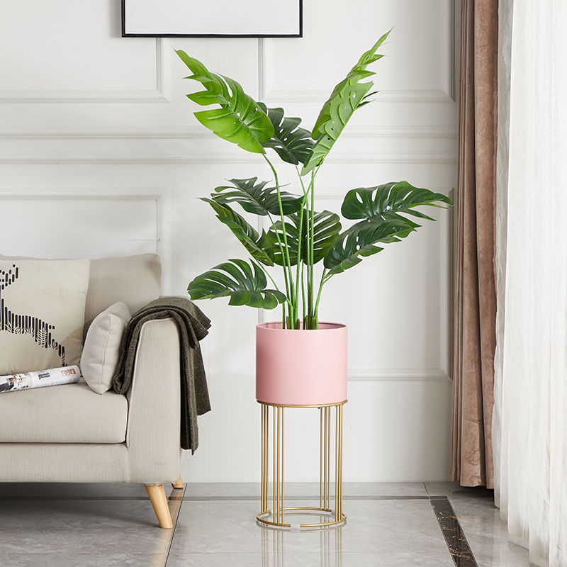 Nordic iron shelf sub-shelf balcony indoor living room multi-floor luxury orchid flower basin frame