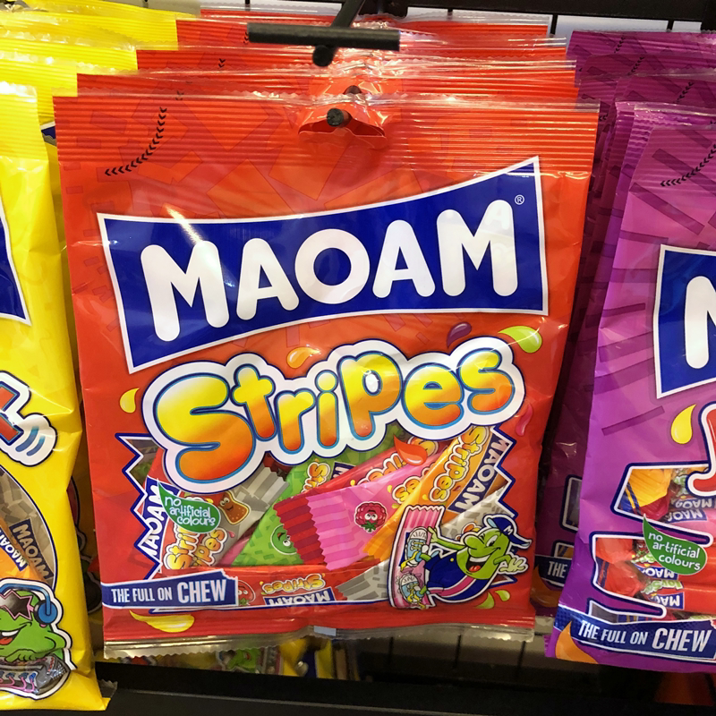 Dutch Maoam fruit yogurt bar gummy British imported juice candy strawberry cherry cola flavor