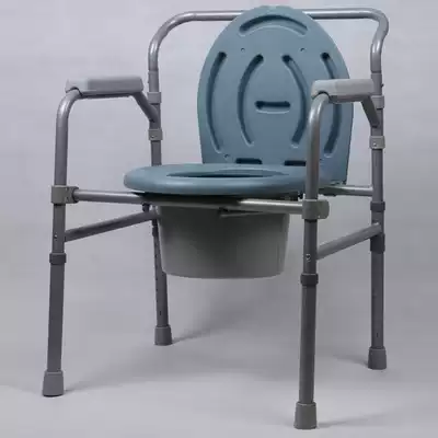 Toilet chair for the elderly Foldable toilet seat for pregnant women Mobile toilet shelf Household simple portable stool chair
