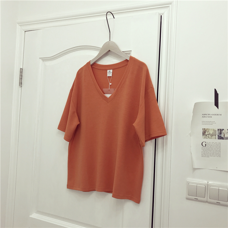 Bóng được khuyến khích để mặc một món đồ riêng! Củ nghệ / Cam / Xanh tím / Đen / Trắng Băng lụa có kết cấu tốt áo len tăm dài tay