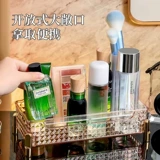 Настольная прозрачная коробка для хранения, косметический туалетный столик, маска для лица для ухода за кожей, легкий роскошный стиль