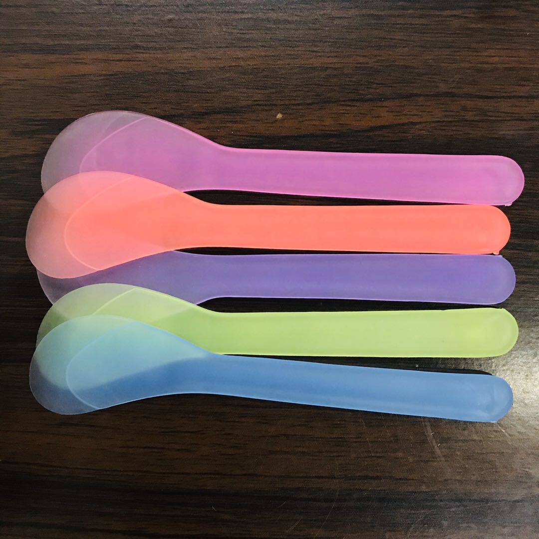 Press Slit Doctor Blade Beauty Stitch Scraping Spoon Modulation Spoon Plastic Spoon Beauty Stitch Small Blade Complete Genuine Porcelain Glue Tool
