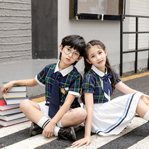 Childrens school uniforms Summer new Inn College Wind class uniforms for boys and girls Primary school children Primary school uniforms Kindergarten Garden Clothing