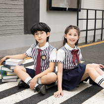 Primary school uniforms Summer suit for men and women Inn-len College Wind graduation class Childrens new kindergarten Garden clothes for children