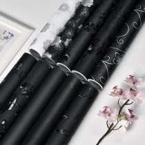 Black shading glass sticker opaque window sunscreen insulation film bedroom bathroom artifact sunshade sticker