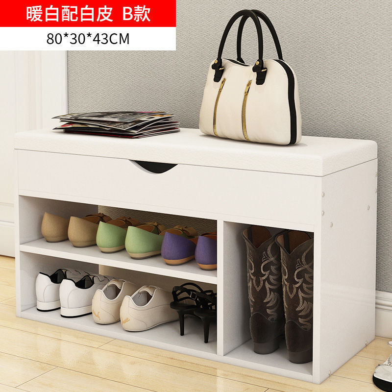 Changing Shoes Bench Shoe Cabinet 2021 New explosion Entrance Door Can take home Balcony Sunscreen Outdoor over Building Road Elevator Entrance