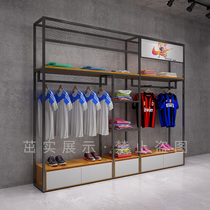 Sportswear store display rack on the wall Shoe store shoe rack floor-to-ceiling multi-layer creative shoe rack store wall-mounted display rack