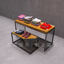 Clothing store middle display rack decoration design shop sportswear clothes rack Shopping mall floor hanger