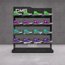 Sports casual shoe rack Shoe store shoe display rack Shopping mall specialty store high-end outdoor mens clothing rack Nakajima rack