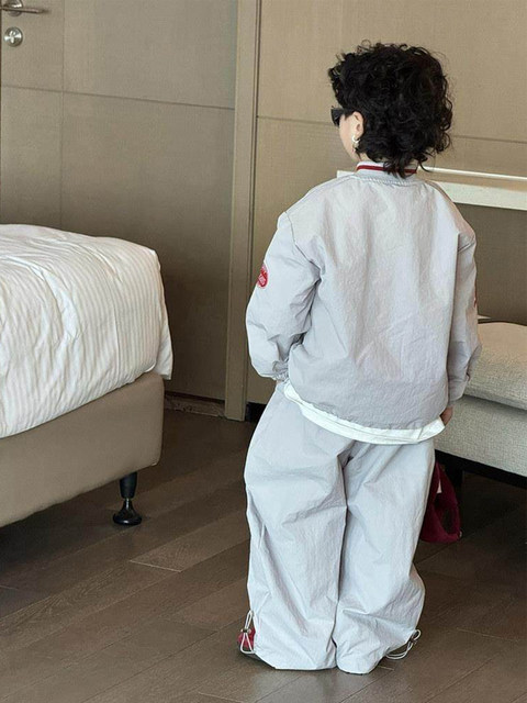 French Boys' Suits Spring Outfit 2026 New Style Boys' Sportswear Children's Spring Stylish Little Gentleman Clothes Two-Piece Set