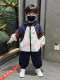 French Boys' Outfit 2026 Spring New Stylish Children's Windbreaker Jacket Spring Outfit Baby Sports Two-Piece Set
