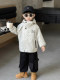 French Boys' Three-In-One Detachable Autumn Jacket 2025 New Stylish Children's Spring and Autumn Top