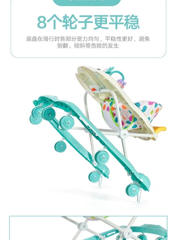 Bé tập đi xe đẩy bàn ăn ghế trẻ mới biết đi bé búp bê chân o đa chức năng bắt đầu thực hành - Xe đẩy / Đi bộ xe tròn tập đi