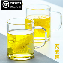 History of Peking University Drinking water cup Teacup water cup Heat-resistant glass with juice household two milk breakfast cup