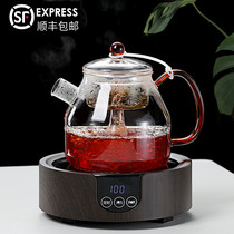 Peking University Shi Gongfu tea pot Tea pot Heat-resistant glass cooking teapot Single pot high temperature filter Large tea maker