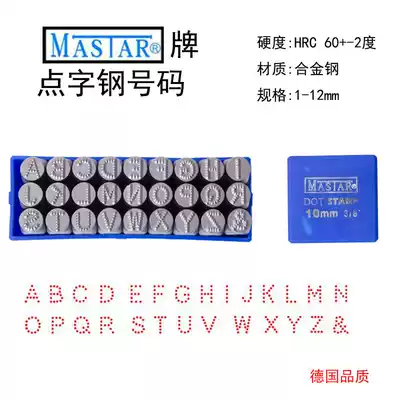 Taiwan original steel character code number English letter steel word head steel number dot Chen type podpoint type