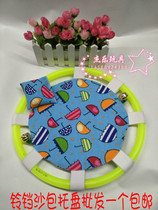 Kindergarten childrens fabric handmade sandbags with bells small tray suitable for small class game toys