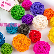 Rattan ball decoration ball kindergarten hanging ornament shopping mall decoration shop ceiling hanging grass ball pendant