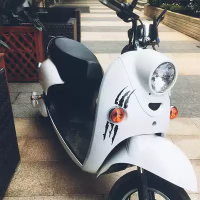 Motorcycle stickers Personality modification creative body Suitable for small turtle King calf electric car stickers flower ghost claw car stickers