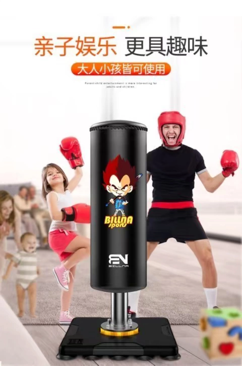 Thiết bị đào tạo đấm bốc túi đấm bốc Sanda nhà dọc taekwondo đào tạo theo chiều dọc tumbler đấm túi đào tạo thể dục - Taekwondo / Võ thuật / Chiến đấu