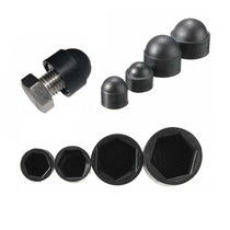 Black PE nylon hexagon nut protective cap White M4M5M6M8M10M12M14M16M18M20M22