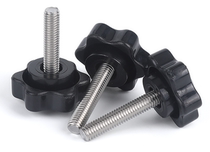 304 Stainless Steel Handle Screw Plum Star 25#38#M4M5M6M8M10 Plastic Head Disc Hand Screw