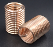 Phosphor bronze GB24425 1 steel wire screw sleeve Bracket Copper wire thread sheath Sliding wire sliding tooth repair Bracket conductive