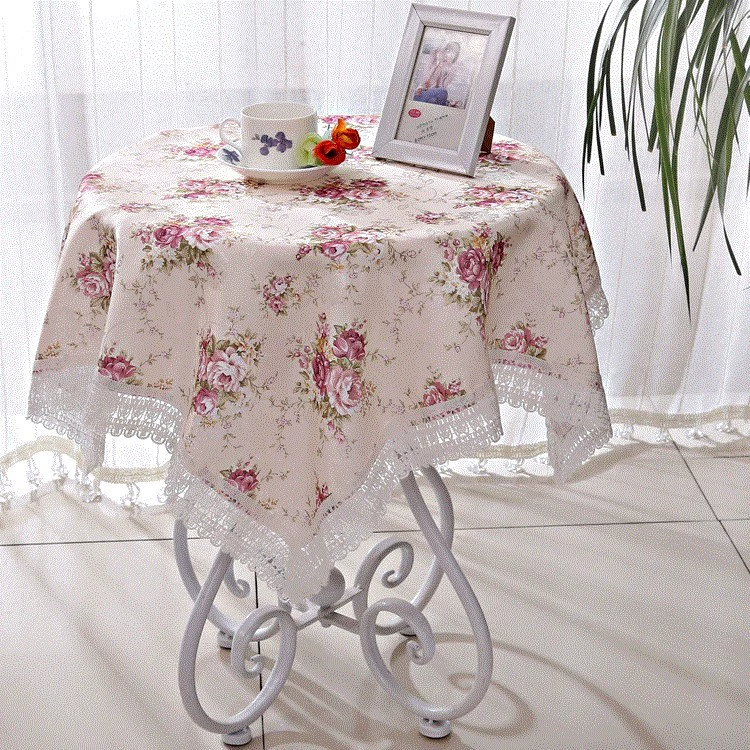 Bàn tròn lớn khăn trải bàn tròn khăn trải bàn phong cách châu âu khăn trải bàn sân vườn khăn trải bàn cà phê trải bộ bàn trải bàn phòng khách nhà nhỏ - Khăn trải bàn