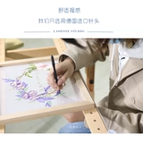 Крючок для вязания, бусины, блестки для ногтей, французский стиль, с вышивкой