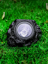 Solar Emulation Stone Headlights Outdoor Park Lawn Gangway Guide Street Light District Garden Waterproof Brightening Spotlight