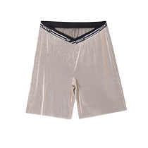 Vertical pattern maternity shorts summer thin outer wear drapey cross low-waist pregnancy three-quarter pants hip-covering slimming casual pants