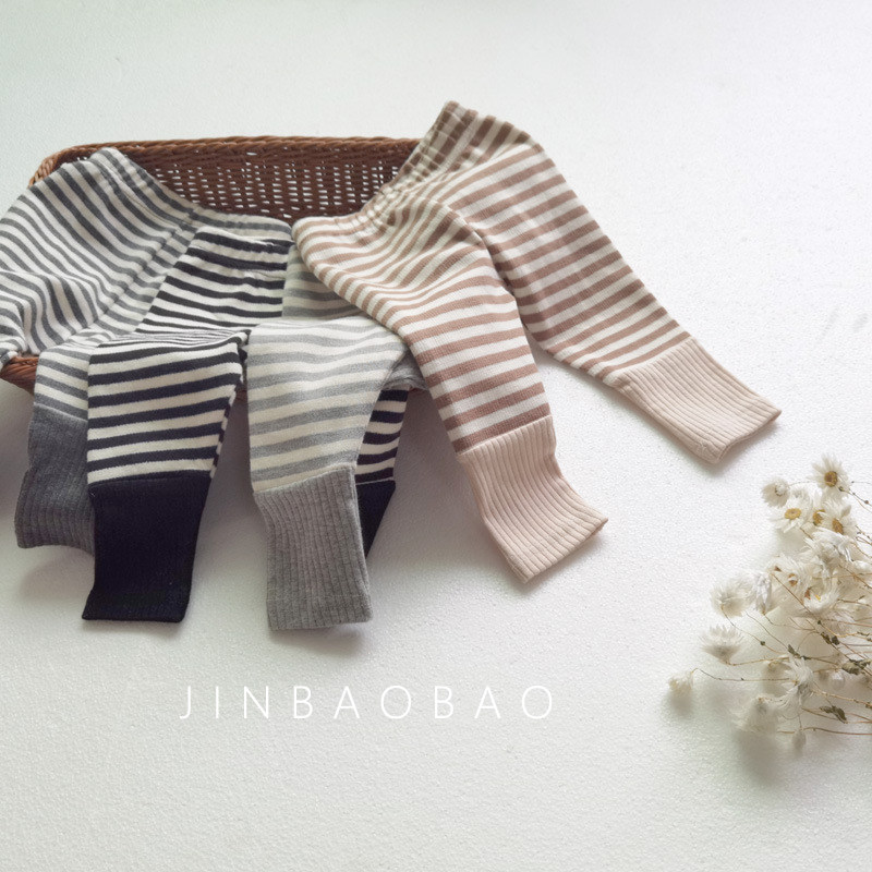 Baby leggings spring and autumn foreign style boys and girls pants autumn and winter new baby trousers elastic plus velvet big PP