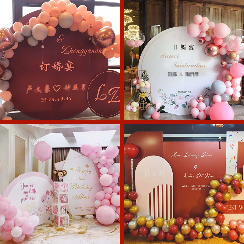 Wedding Kt Board Custom Chinese Wedding Background Kt Board Making Scene Arrangement Birthday Party Background Wall Greeting area