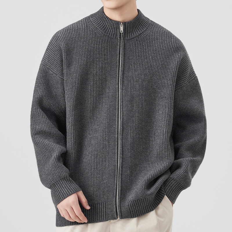 Kid The1One American Retro High-End Lazy Knit Cardigan Loose Korean Style Sweater Autumn and Winter Unisex Trendy Kid The1One American Retro High-End Lazy Knit Cardigan Loose Korean Style Sweater Autumn and Winter Unisex Trendy