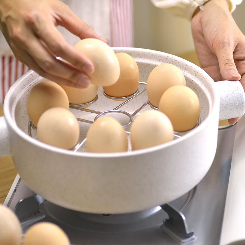 Xishi 304 stainless steel double -layer steaming egg rack household multi -function steamer steamer steaming dumpling pad steamer steamer