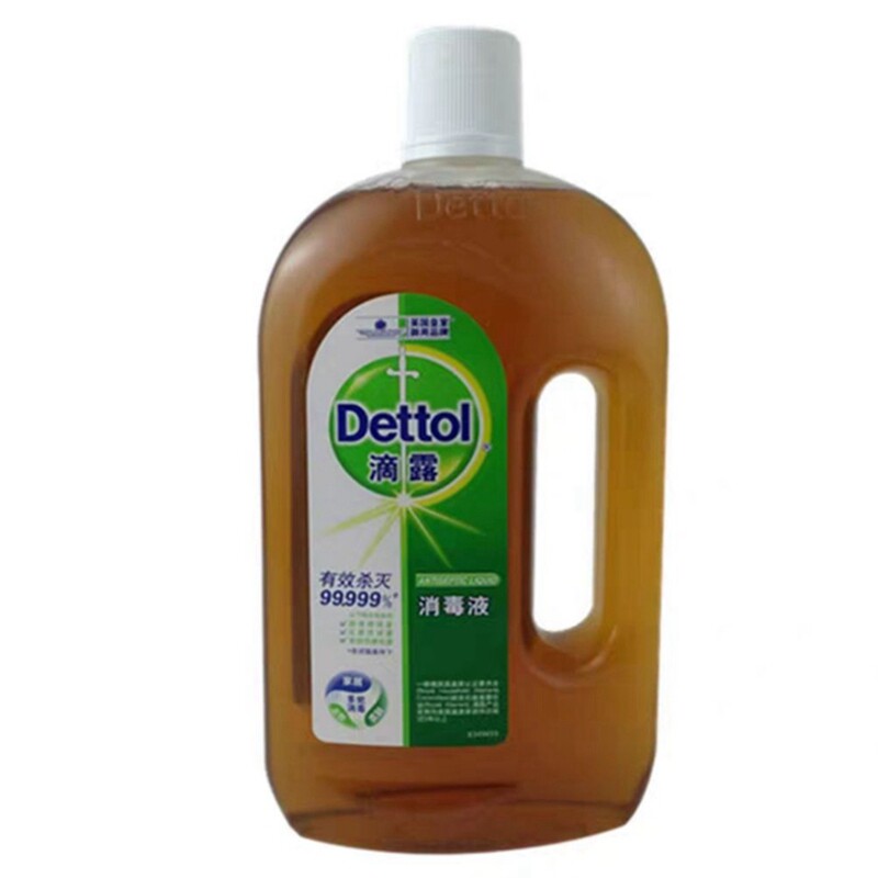 滴露Dettol消毒液：全家人的守护神！750ml/1.2L/1.8L多规格整箱6桶，全