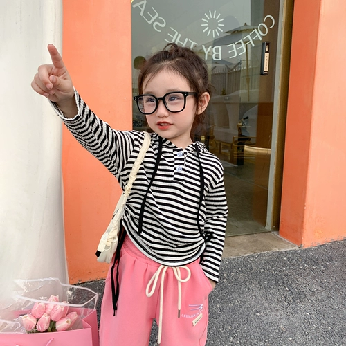 Осенний лонгслив, детский тонкий балахон, Гонконг