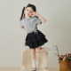 ຕົກຫລຸມຮັກກັບສາວງາມ Balletcore aesthetic girls mini ballet skirt 2024 summer kids's cake skirt