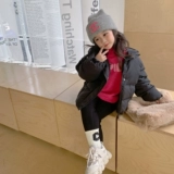 Детский пуховик, бархатная детская толстовка с капюшоном, куртка, утиный пух, увеличенная толщина