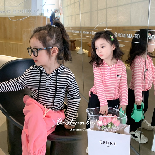 Осенний лонгслив, детский тонкий балахон, Гонконг