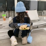 Стеганая демисезонная куртка, удерживающий тепло пуховик, бейсбольная форма для девочек, в стиле Шанель