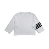 Детский весенний спортивный цветной лонгслив для девочек, семейный стиль, осенний