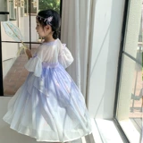 Летнее ханьфу, детская юбка для принцессы, изысканный стиль, китайский стиль