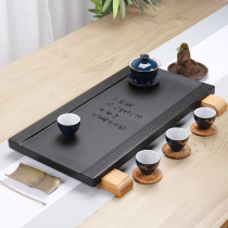 Craftsman Wu Jinshi tea tray Household set Large office tea sea creative natural stone stone small tea table