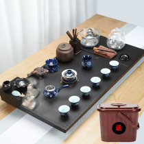 Tea set Household Kung Fu tea set One-piece Wu Jinshi tea tray Living room Simple office Full automatic